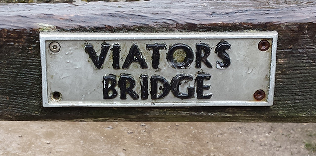 Viators Bridge Sign