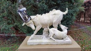 New sculpture at Chatsworth House